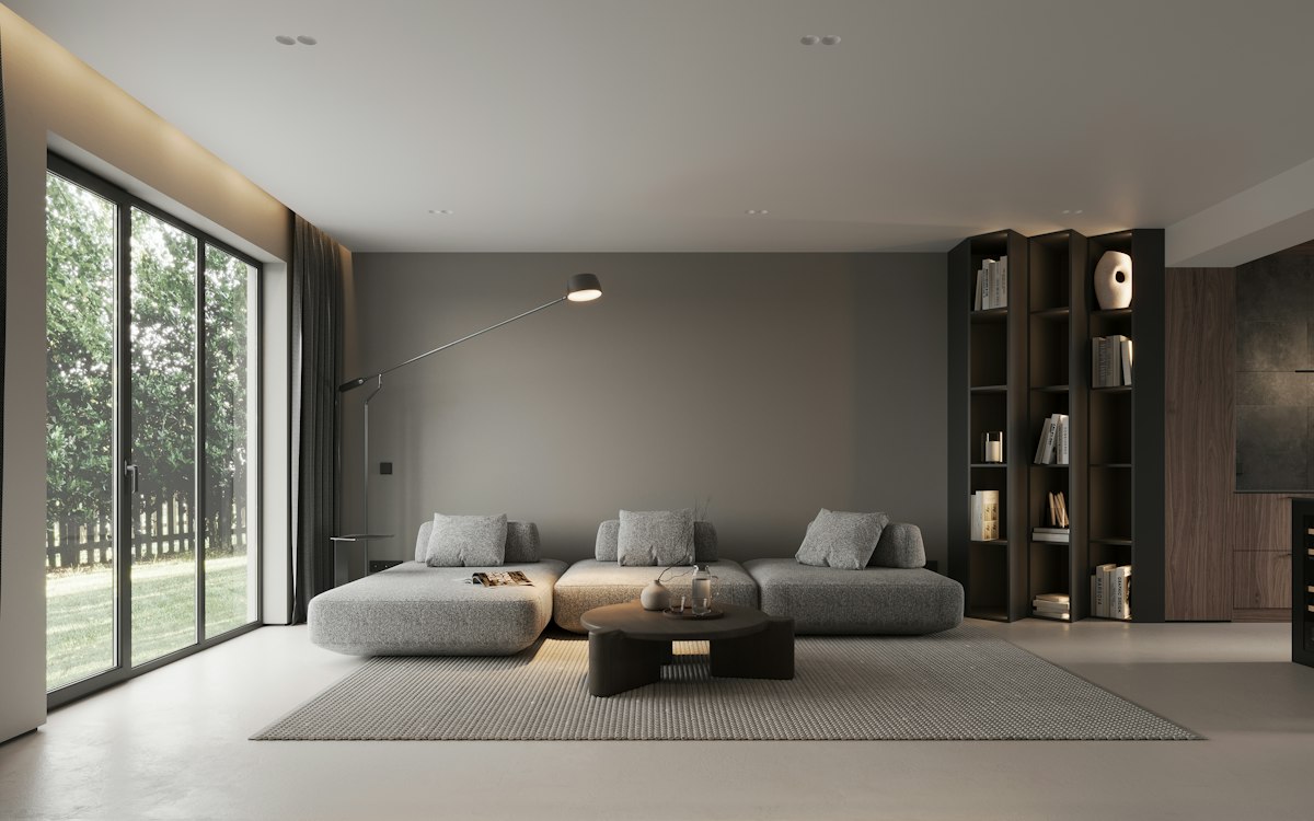 Premium standart villa iç mekânı