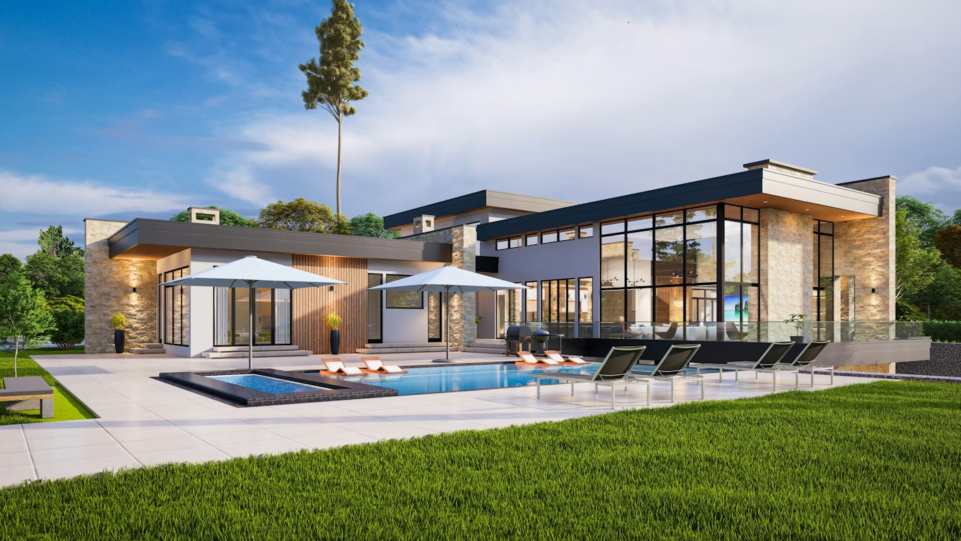 Contemporary tarzı villa
